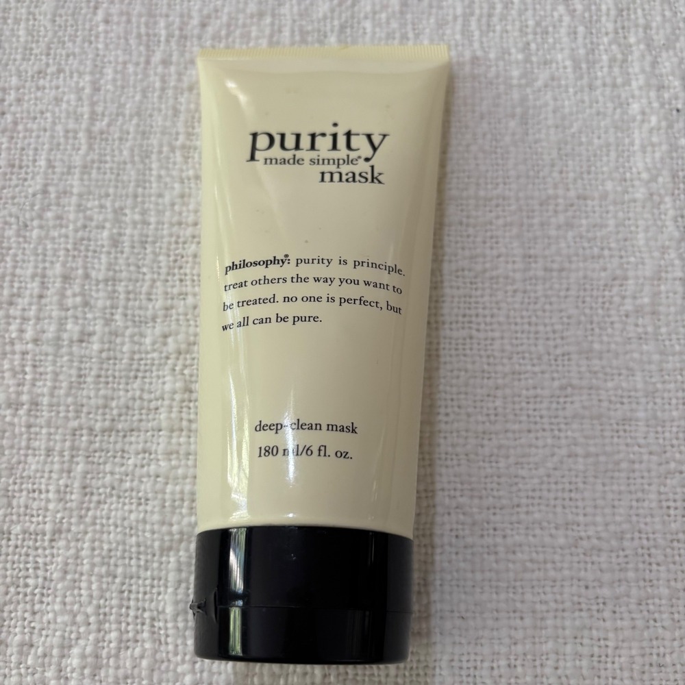 Philosophy Purity Made Simple Deep-Clean Mask 6 fl oz 180ml Sea Salt Vitamin E